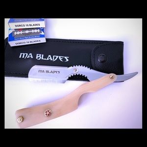 New Bone Handle Pro Straight Razor/20 Razors